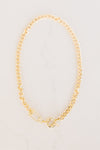 Rhinestone U Clasp Chain Choker