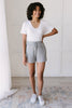 Ribbed & Ridiculously Comfy Shorts In Heather Gray
