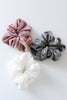 Ribbed & Velvet Scrunchie Set