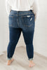 Ripped and Torn Dark Wash Jeans