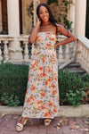 Romantic Roses Maxi Dress in Lavender