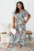 Royal Court Maxi Dress in Jade