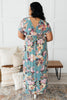 Royal Court Maxi Dress in Jade