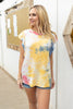 Ruffle Sleeve Tie Dye Top