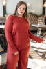 Ruffly Rust Top