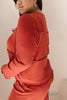 Ruffly Rust Top