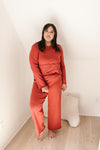 Ruffly Rust Top