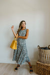 Sage Cheetah Dress