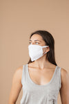 Save Face Cover In White