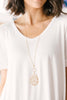 Shimmering Teardrop Necklace