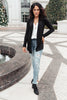 Sienna Sweater Knit Cardigan in Black