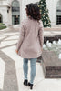 Sienna Sweater knit Cardigan In Light Blush