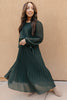 Simple And Pleated Dress in Eden