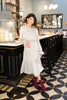 Simply Satin Dove Colored Dress