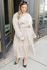 Simply Satin Dove Colored Dress