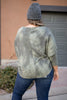 Slouchy Sleeve Top in Olive