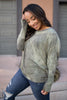 Slouchy Sleeve Top in Olive