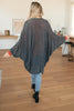 Slouchy Vibe Cardigan in Charcoal
