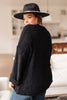 Snuggle Up Sweater in Black