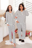 Snuggle in Stripes Pajama Bottoms in White/Black