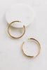 Solid Gold Hoops