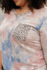 Spotted In The Clouds Top in Pink and Blue