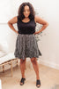 Spotted Swing Skirt