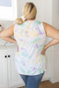 Spotty Connection Tank In Lilac & Mint