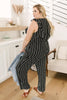Standing Tall Striped Jumpsuit