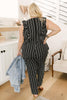 Standing Tall Striped Jumpsuit