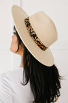 Stripe Of Sassy Hat in Ivory