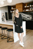 Stripes For Likes Dress in Black