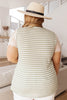 Stripes Of Olive Top