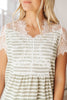 Stripes Of Olive Top