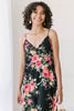 Stuck With Me Floral Maxi in Black