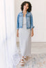 Summer Haze Maxi in Gray