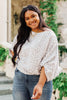 Summer Off My Shoulder, Off My Mind Blouse in Silver