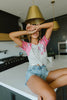 Summer Sun Raglan Top