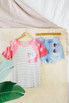 Summer Sun Raglan Top
