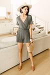 Surplice Shadow Romper