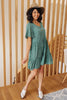 Sweet Dots Dress in Green