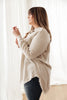Sweet Kiss Shacket In Natural