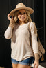 Sweet Pea Paisley Top in Brick