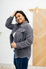 Tell Me After School Shacket in Gunmetal