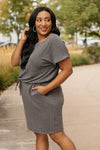 The Day Out Dress in Charcoal