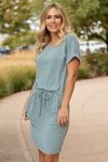 The Day Out Dress in Dusty Blue