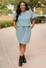 The Day Out Dress in Dusty Blue