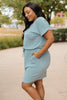 The Day Out Dress in Dusty Blue