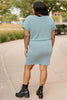 The Day Out Dress in Dusty Blue