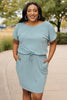 The Day Out Dress in Dusty Blue
